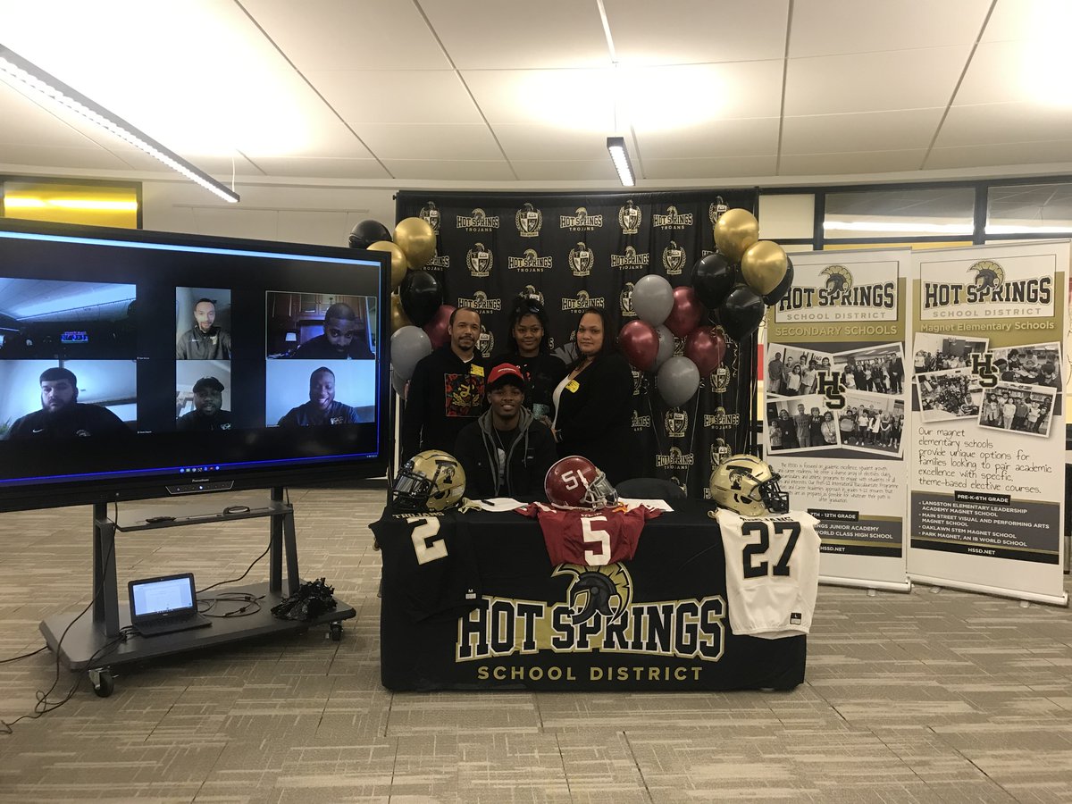 HS School District (@hssd_trojans) on Twitter photo Congrats to our #HSSD Student Athletes Kaimani Gray and Adrian Conway! They have received athletic scholarships to compete next year for <a href="/ReddiesFB/">Henderson State Football</a>. Thank you to our Trojan coaches, teachers, administrators, and families for supporting these young men along their journey! Congrats to our #HSSD Student Athletes Kaimani Gray and Adrian Conway! They have received athletic scholarships to compete next year for <a href="/ReddiesFB/">Henderson State Football</a>. Thank you to our Trojan coaches, teachers, administrators, and families for supporting these young men along their journey!