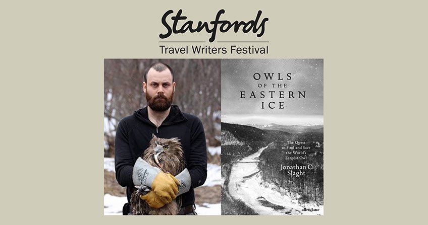 StanfordsTravel's tweet photo. 🦉 Watch conservationist  @JonathanSlaght talk to @JuliaWheeler1 about his book 'Owls of the Eastern Ice' at the Stanfords Travel Writers Festival Online #STWF

📽Watch Video: 
https://t.co/Pk4kw0Q0YJ

📚Buy the book:
https://t.co/mJ9Dzx8TVf https://t.co/o5xirW8UXk