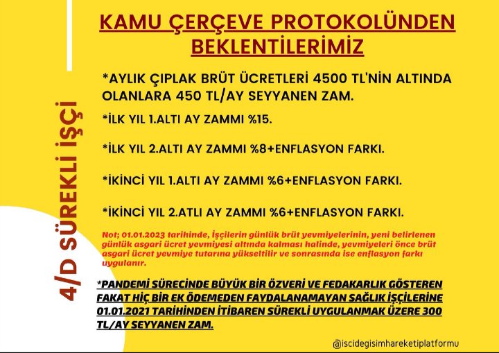 saglik_iscisi's tweet photo. Taleplerimiz belli şimdi sıra sizde bunları yerine getireni üyeye boğalım getirmeyeni üyesizlikten boğalım hadi işçi sınıfı gücümüzü gösterelim bekleme zamanı değil hareket zamanı !
@turkiskonf @hakiskonf @DiSK_Genel_is https://t.co/AIuOLviElN