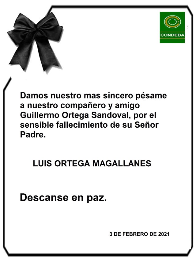 CondebaNacional's tweet photo. Descanse en Paz. https://t.co/wOxYH3UcMx
