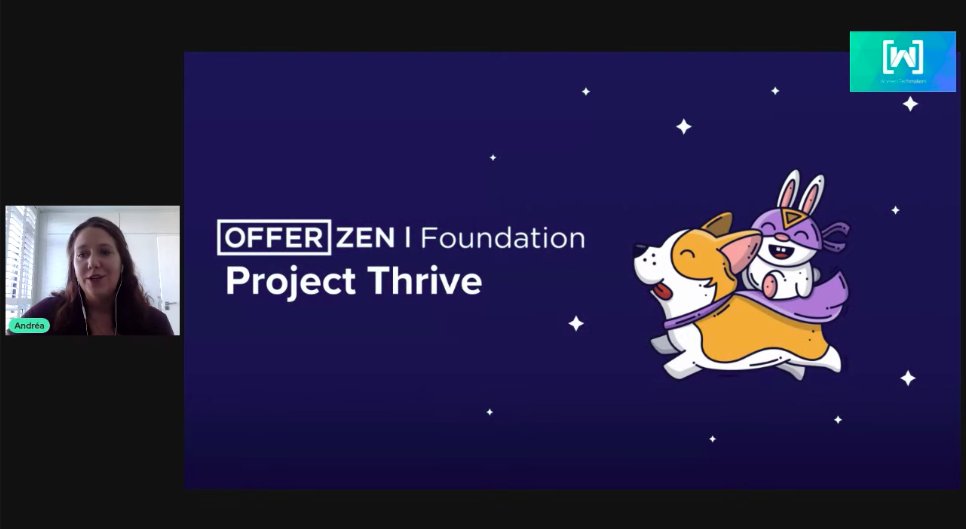 First Speaker of the evening Andrea Ried 😀 <a href="/GDGJohannesburg/">GDG Johannesburg 🇿🇦</a> #wtmjhb