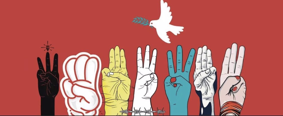 I'm still a university student. We can't allow them to take our future into darkness. Not only for us but also for our coming generation. We have to be united and fight together! Stay strong! We can do this together!

#CivilDisobedienceMovement 
#JusticeForMyammar