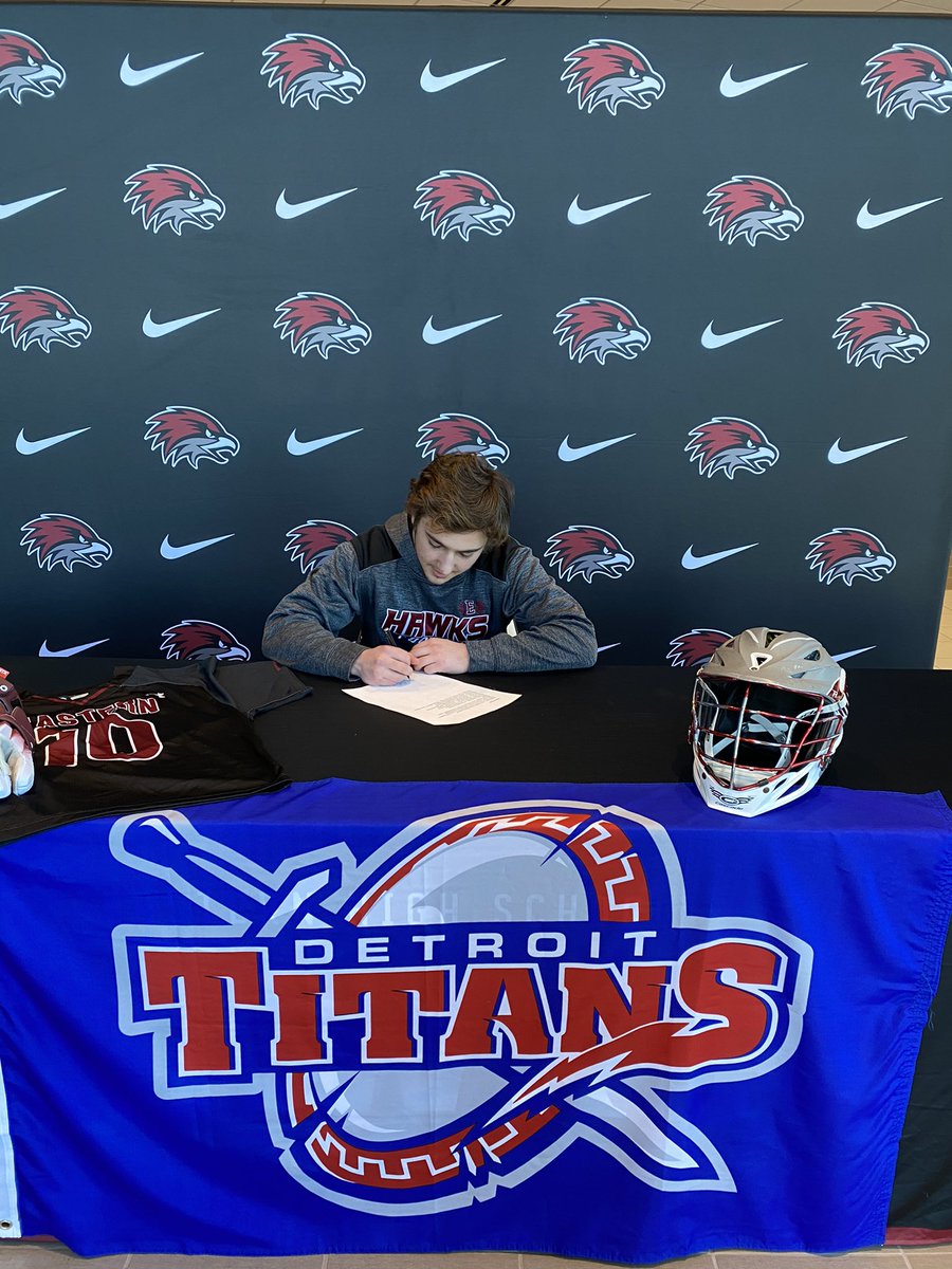 FHE_Athletics's tweet photo. Congratulations Kaden Dietrich - committed to play lacrosse at Detroit Mercy! @detroitmercy #HawkSuccess https://t.co/wAWHFlbgGa