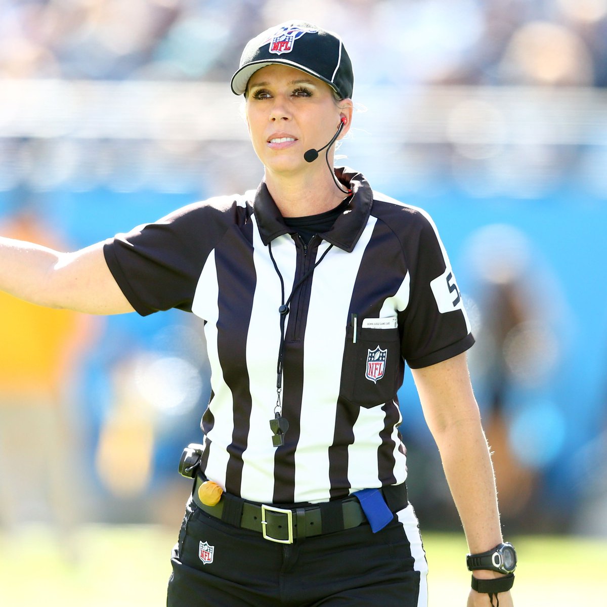 Sarah Thomas will be part of the Super Bowl LV officiating crew, making history as the first woman to officiate a Super Bowl.