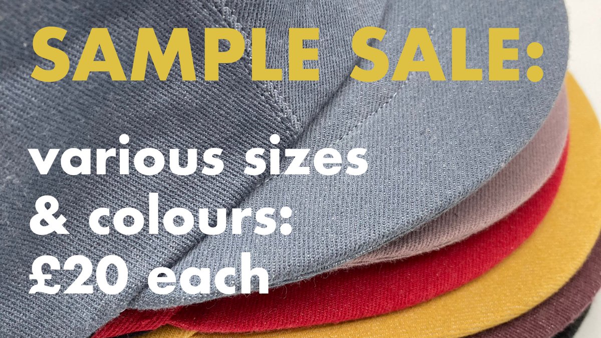 SAMPLE SALE of the basic caps &amp; some earrings now up on the website! thecapalog.com/collections/sa…