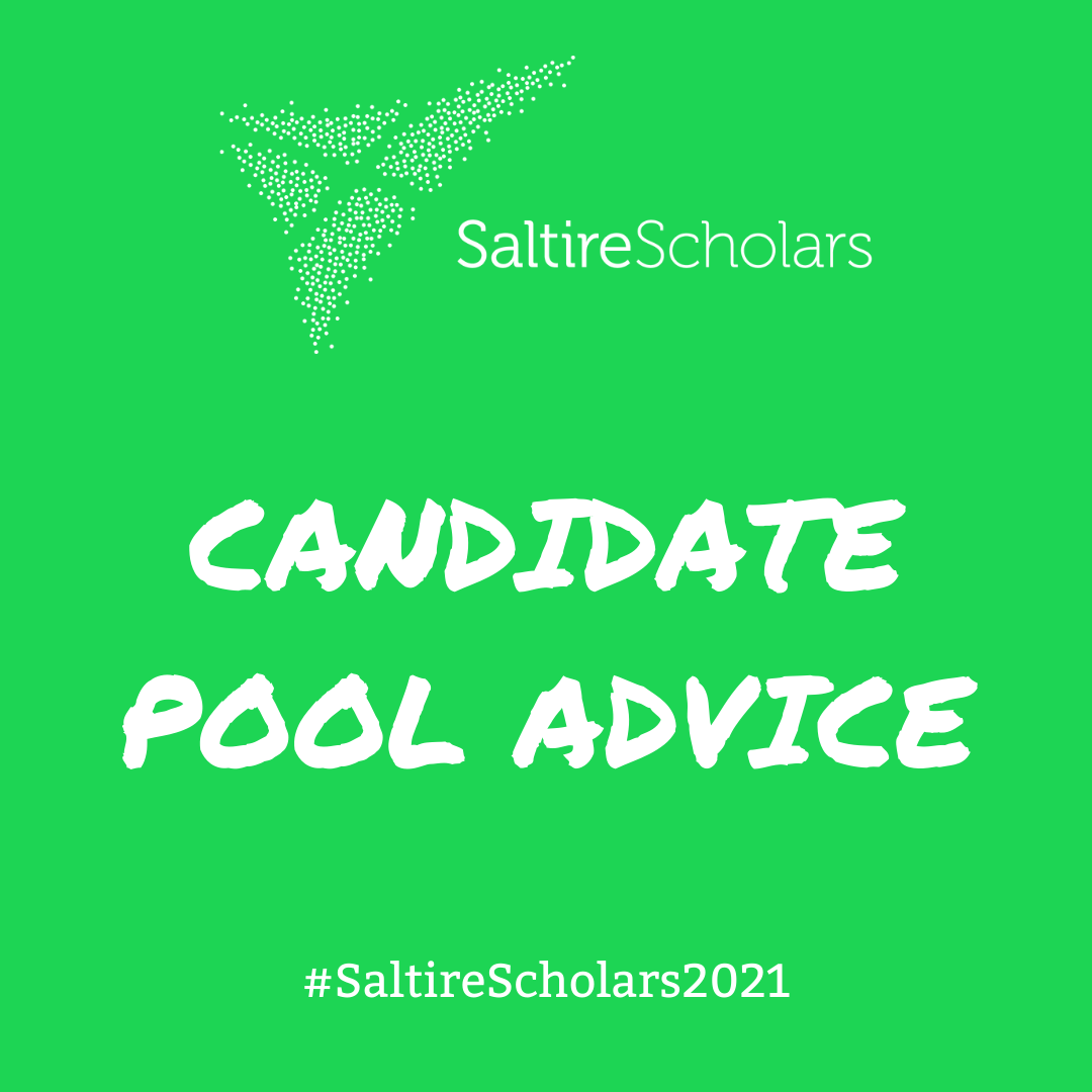 SaltireScholars's tweet photo. Some more great advice for our #CandidatePool, who will be able to apply for #internship roles TOMORROW when our first list launches! We'll have more advice from previous Scholars during the rest of the Candidate Pool process. Good luck! #SaltireScholars2021 #VirtualInternships https://t.co/qyQdI3clMN