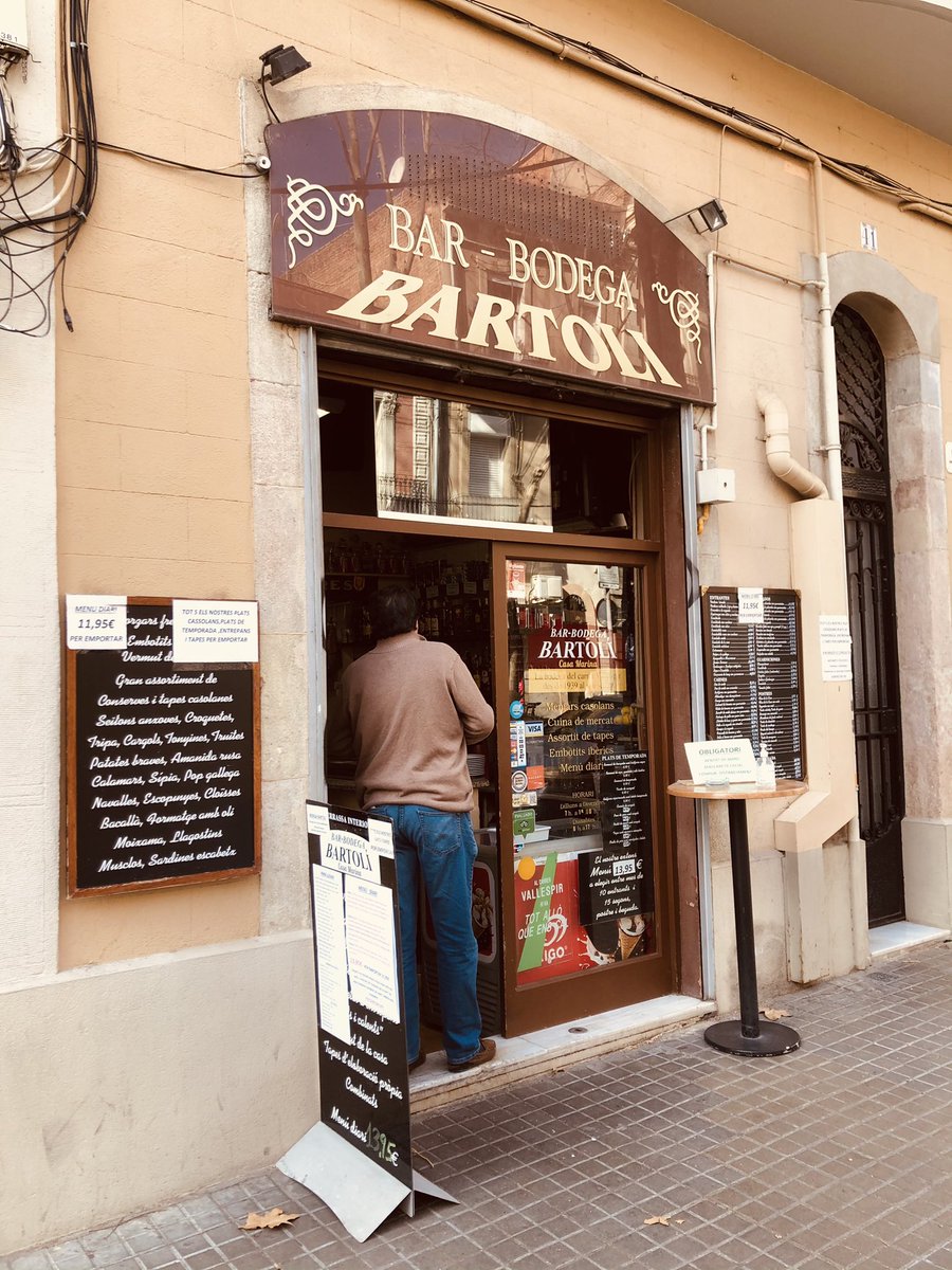 ⚡️ VALLESPIR RULES ⚡️

👉 El Celler del Nou Priorat
👉 La Mundana
👉 La Europea
👉 Bodega Bartolí
👉 Vermutetia Trencalòs
👉 I més...

Tots ells al carrer Vallespir‼️

#RUTESXC
#MENUXC