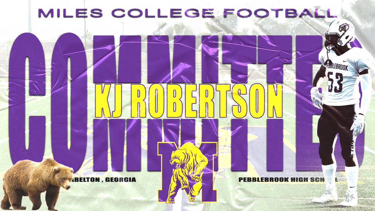 kevinro788's tweet photo. Committed to Miles college 💜💛 @LeroyHood @BrookSquadFB @_CoachLawson @Coach_Allen5 https://t.co/i5CGuZAv01
