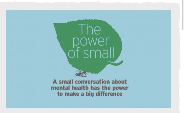 Hallmeadthrive's tweet photo. #MentalHealthAwareness #TimeToTalkDay. Your one conversation might make the world of difference!! https://t.co/Xcyic8MVUE