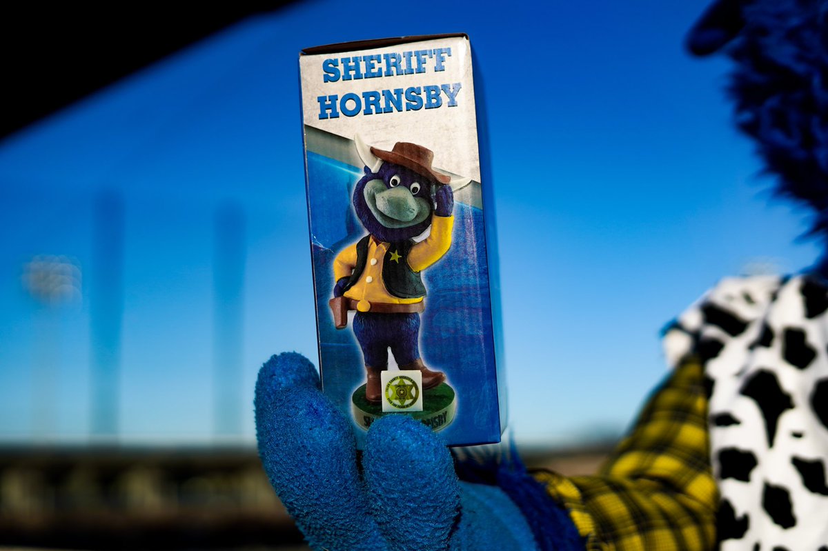 HeyHornsby's tweet photo. 🚨Birthday Giveaway because I'm the Sheriff 'round these parts! 🤠 #Follow #RT for a chance to win my bobblehead! #BirthdayGiveaway https://t.co/yiD34Fg4Y4