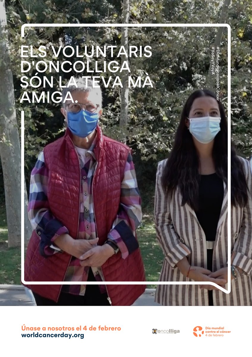 OncolligaCAT's tweet photo. 🗣️🔊Demà és el #DiaMundialCàncer i des de la Fundació #Oncolliga ens sumem un any més a la campanya promoguda de UICC; es tracta d’una crida a l’acció, d’un compromís personal. 

1⃣Els #voluntaris d'Oncolliga són la teva mà amiga!
https://t.co/FpPJtGL9Bl https://t.co/WriuMqZoyt