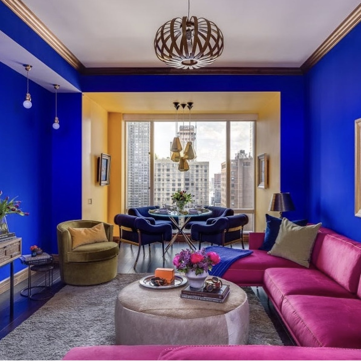 NYDC's tweet photo. Marrakesh meets NYC. @cliffyoungltd's Rivington Sofa pops as a raspberry-colored statement piece in this vibrant living space by Samantha Gore. https://t.co/R3KYomvlIN

📸@christark https://t.co/Dw7dBZkVH4