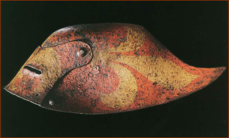 A lot of low end medieval armor was not polished to a mirror shine, but painted in bright colors to appear more valuable. Generally a lot of medieval clothing and gear was extremely colorful and medieval people loved colors.credits:  @Royal_Armouries /  http://myarmoury.com&nbsp;