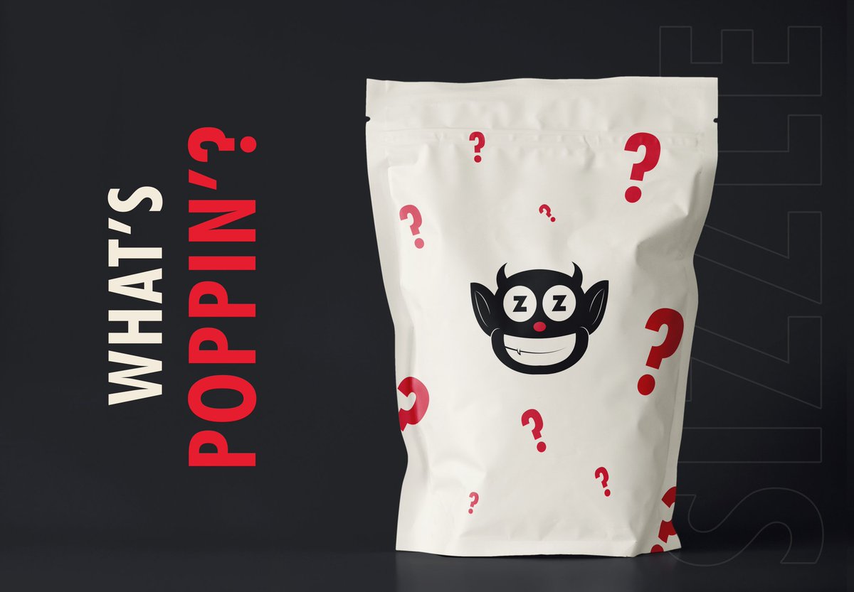 SizzlePopcorn's tweet image. Can you guess what's poppin'? 

Reveal for all of Rockit's secrecy coming real soon. 

Something new and Sizzlin is just around the corner 🔥😈👀

Game changer💯🚀

See you soon! 😉

#sizzlefam