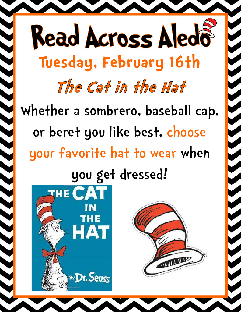 Dress up day tomorrow for #ReadAcrossAledo! #GrowingGreatness #CoderCatsCanDo <a href="/AledoISD/">Aledo ISD</a>