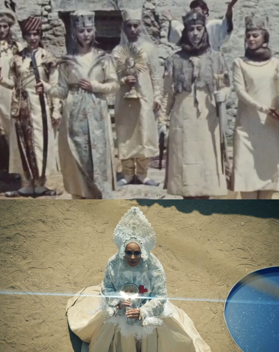 which is similar to the way the nurse moves the mirror to shine it in Gaga’s face