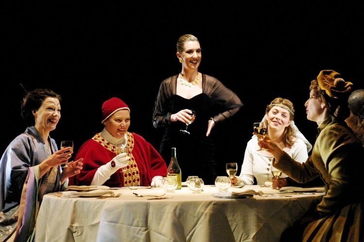 [2/2] After the news that our latest production of Carol Churchill’s ‘Top Girls’ was cancelled due to the pandemic, we began to explore the potential of online experimental theatre, and the endless possibilities that the medium of zoom can bring to our productions.