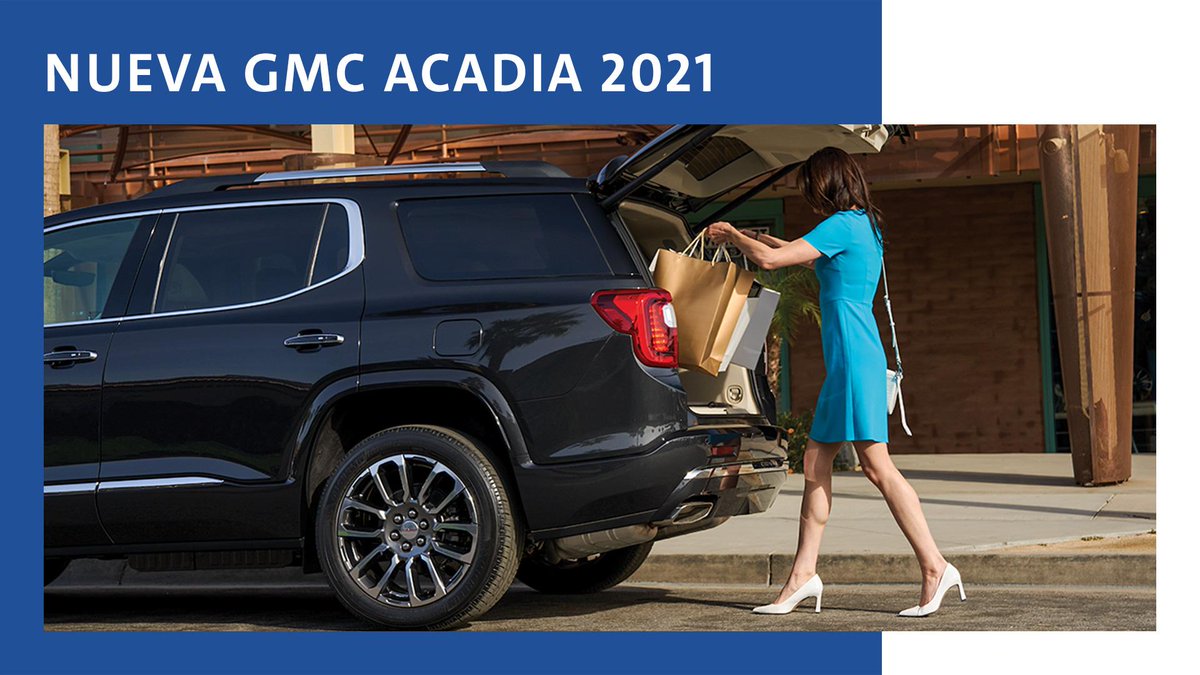 El sistema de apertura y cierre de cajuela manos libres de #GMCAcadia te da una mano cuando las tuyas están ocupadas. RT si te gustaría tenerla. https://t.co/F7Xd6Iziaw