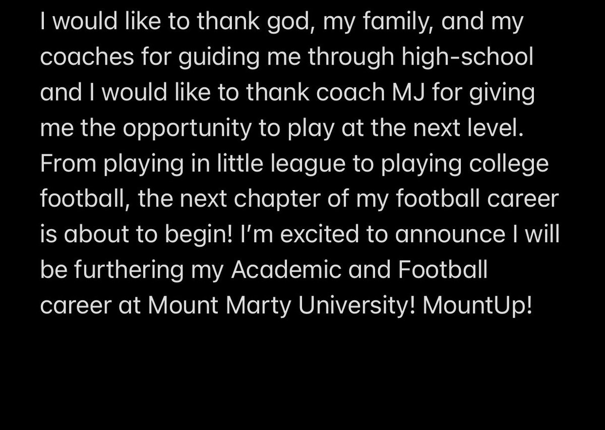 CameronMiddle14's tweet photo. 100% Committed 🔵🟡 
@CoachPiranio @BolfingJohn @jsg_60 @Coach_Oech @MMULancersFB https://t.co/aaEkMGfKEP