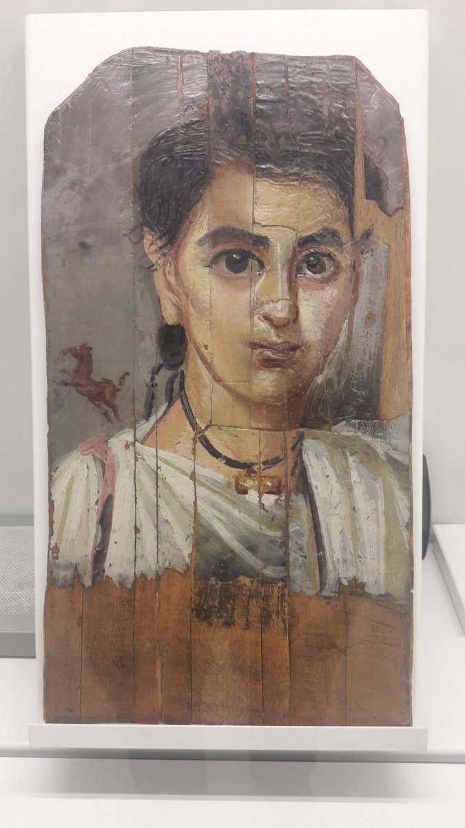 SokolowskiLuk's tweet photo. "Old friend" - boy with "Isis lock". Painted on narrow wood panels. Graeco-Roman Egypt, II century C.E.
Rearranged Gallery of Ancient Art at @Muzeum_Narodowe in Warsaw.
#RomanPortrait
#ArtisticFusion https://t.co/DehRu9e8OQ