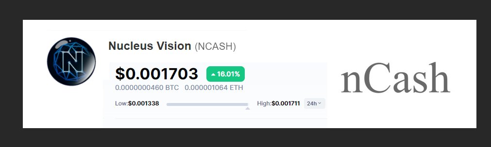 DFilecoin's tweet photo. We are going to the moon, my friends! @NucleusVision $nCash #nCash #goNcash #ETH #Bitcoin #SEC #Retail #DeFi $FIL #FILEcoin @protocollabs #Metallichydrogen
@abhi_nucleus @DiaryofaMadeMan @TheCryptoDog @TimDraper @cryptorangutang @NischalShetty https://t.co/WsqADllELM