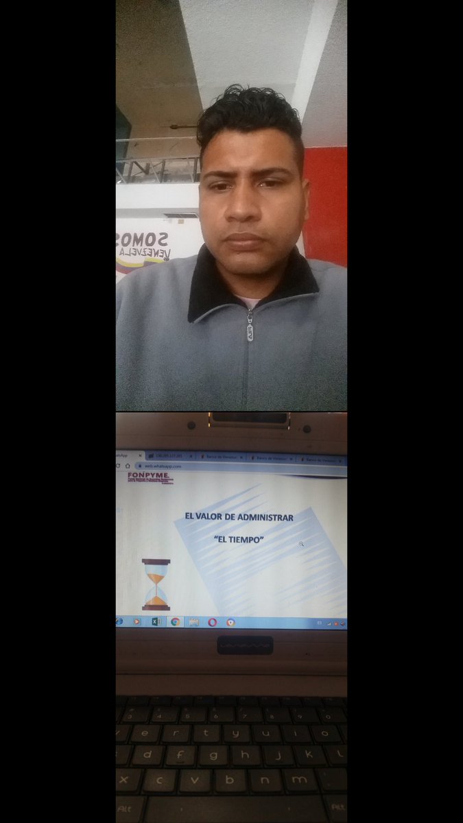 HpsuvCarlos's tweet image. Al momento en desarrollo Taller Virtual Gratuito @FONPYME_VE *Valor de Administrar el Tiempo* °Ponente: Milena Faramalla @NicolasMaduro @Info4deagosto1 #PatriaUnidaYVictoriosa