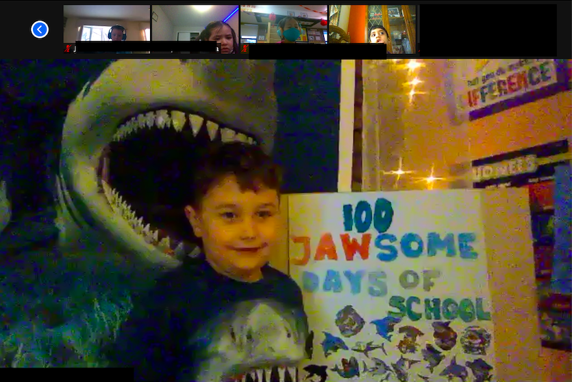 mrscroneskiddos's tweet photo. 100 days of kindergarten! So proud of these kids and how hard they have worked for 100 days! Kindergarten you Rock! #d59learns, #d59cares, @D59Ridge @CCSD59 https://t.co/jMs0Qu60O5