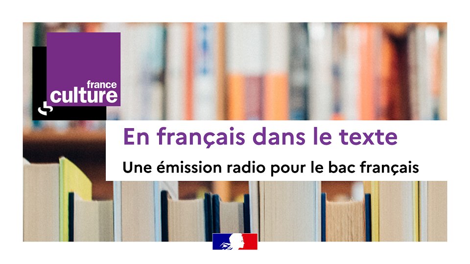 Eduscol's tweet photo. 🎙« En français dans le texte » se consacre chaque samedi sur @franceculture à la lecture et l'analyse de textes au programme du #BAC2021
Toutes émissions et leurs supports pédagogiques pour préparer le bac français sont disponibles sur éduscol ▶ https://t.co/iswcCxHMY7 https://t.co/i2BvBGXQLP