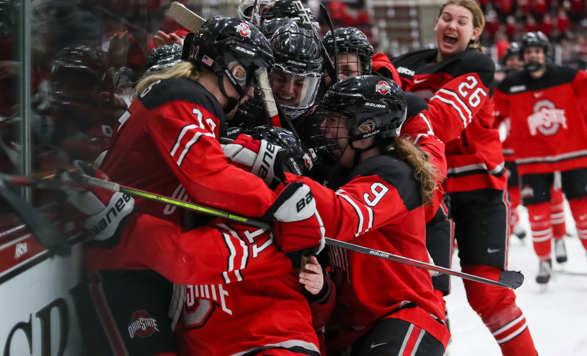 OhioStateWHKY's tweet photo. Happy 𝙉𝙖𝙩𝙞𝙤𝙣𝙖𝙡 𝙂𝙞𝙧𝙡𝙨 𝙖𝙣𝙙 𝙒𝙤𝙢𝙚𝙣 𝙞𝙣 𝙎𝙥𝙤𝙧𝙩𝙨 𝘿𝙖𝙮 to our players and coaches of the past, present and future.

#GoBuckeyes | #NGWSD https://t.co/CeEyB9XIZV