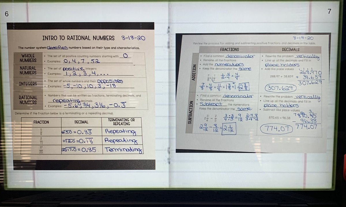 EMunozRSD's tweet photo. Exciting to see our Scorpions utilizing digital notebooks to master math concepts. Focused note taking promotes our #AVID philosophy. @mrskslinkard @ChaseScorpions @RomolandSD https://t.co/bV76Q5o03r