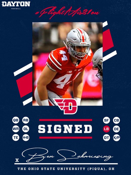 Officially a Flyer!✈️ <a href="/DaytonFootball/">Dayton Football</a>