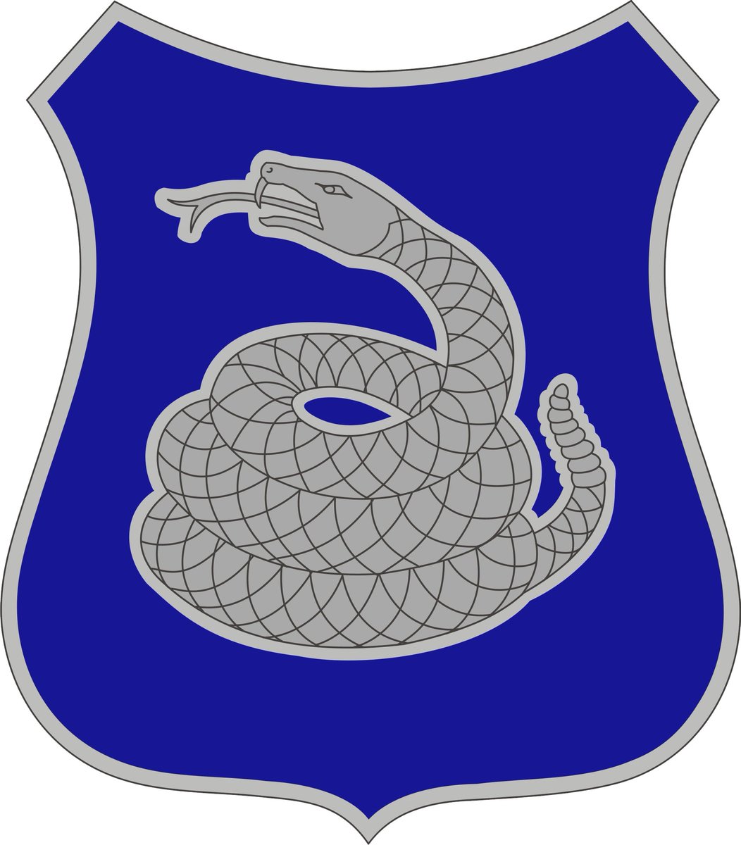 Here is the 369th Infantry Regiment, formerly known as the 15th New York National Guard Regiment, & more commonly referred to as the Harlem Hellfighters. They consisted primarily of black troops that fought in World War I.Their motto was "Don't Tread On Me, God Damn, Let's Go."
