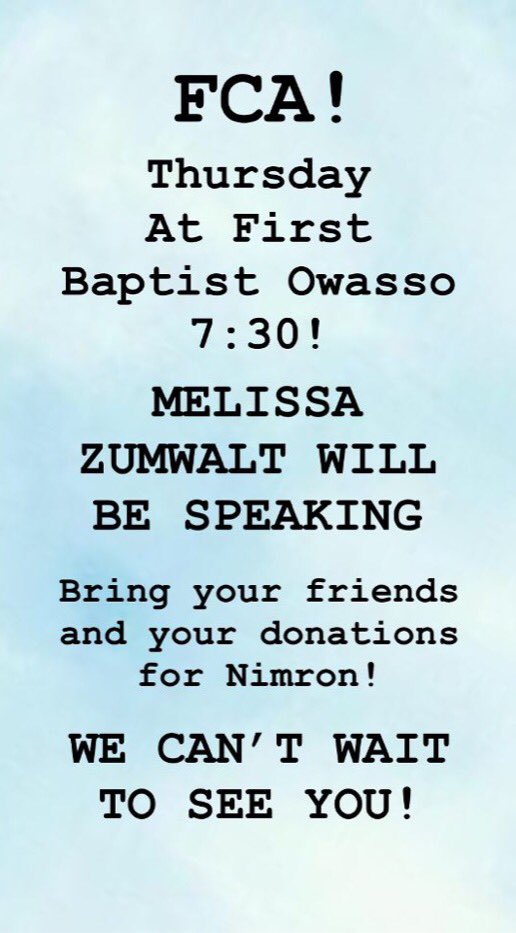 Owasso FCA tweet media