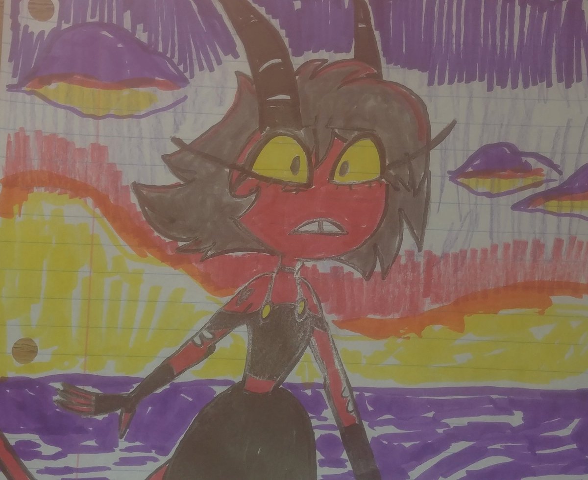 IMerkovich's tweet photo. #Millie #milliexmoxxie #springbroken #HelluvaBoss #HelluvaBossfanart #HelluvaBossArt #HelluvaBossMillie #helluvabossspoilers #HelluvaBossSpringBroken #HazbinHotel #vivziepop https://t.co/0BlZZXLidB