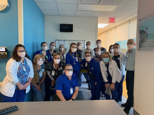 SWFLChildrens's tweet photo. The Pediatric Hematology/Oncology at Golisano Children’s Hospital of Southwest Florida celebrated their 30th consecutive month of being at 100% patient satisfaction! https://t.co/rmUvPCcy3l