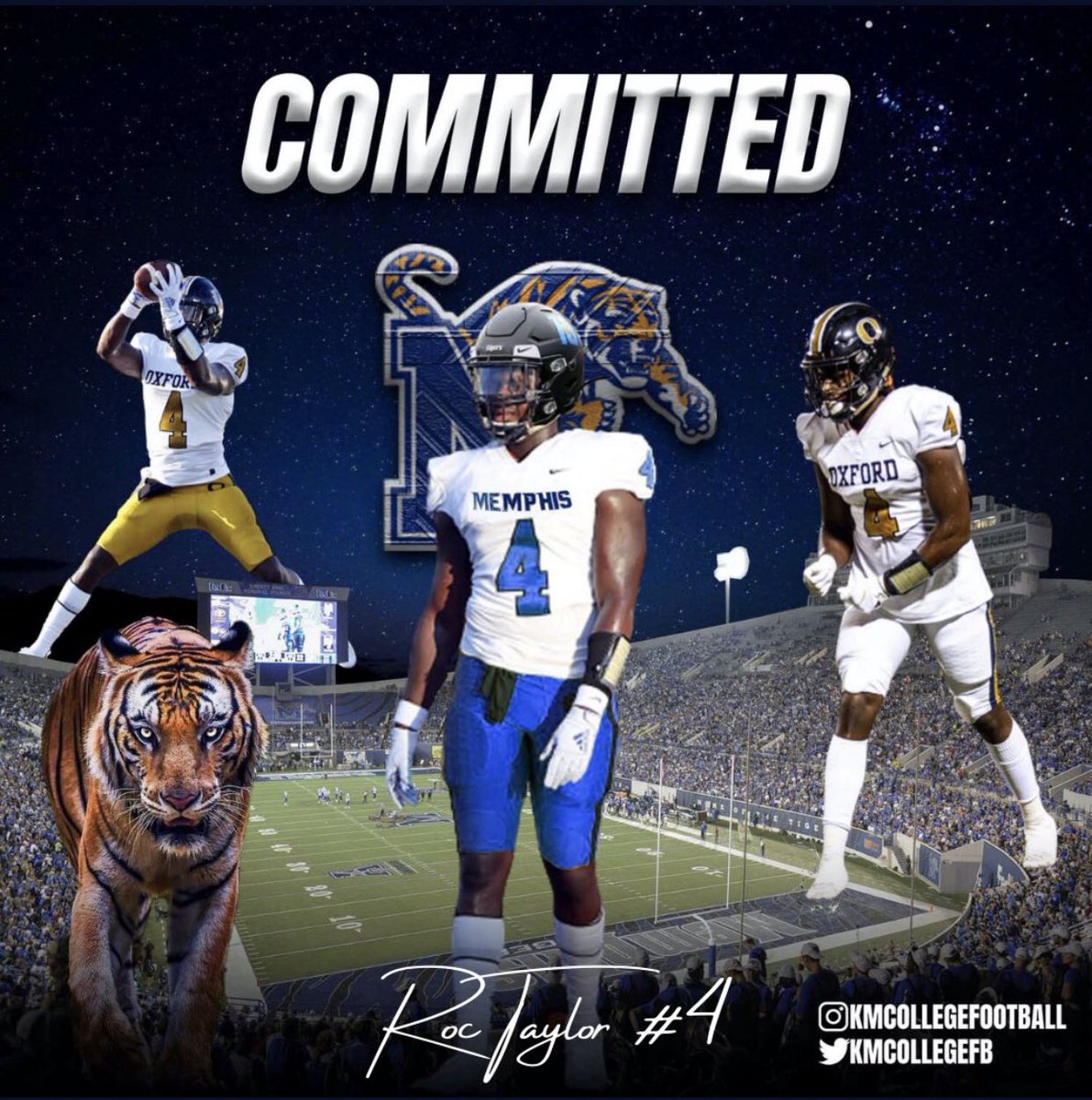 Let’s go🐅🐅 !! Thanks to the man above🙏🏾<a href="/ChadSimmons_/">ChadSimmons</a> <a href="/OldGoldFB/">Oxford High School Football</a> <a href="/Rivals/">Rivals</a> <a href="/DexPreps/">DexPreps</a> <a href="/YellowhammerFB/">Yellowhammer Football</a> <a href="/trey_higgins3/">Revy L Higgins III ✞</a>