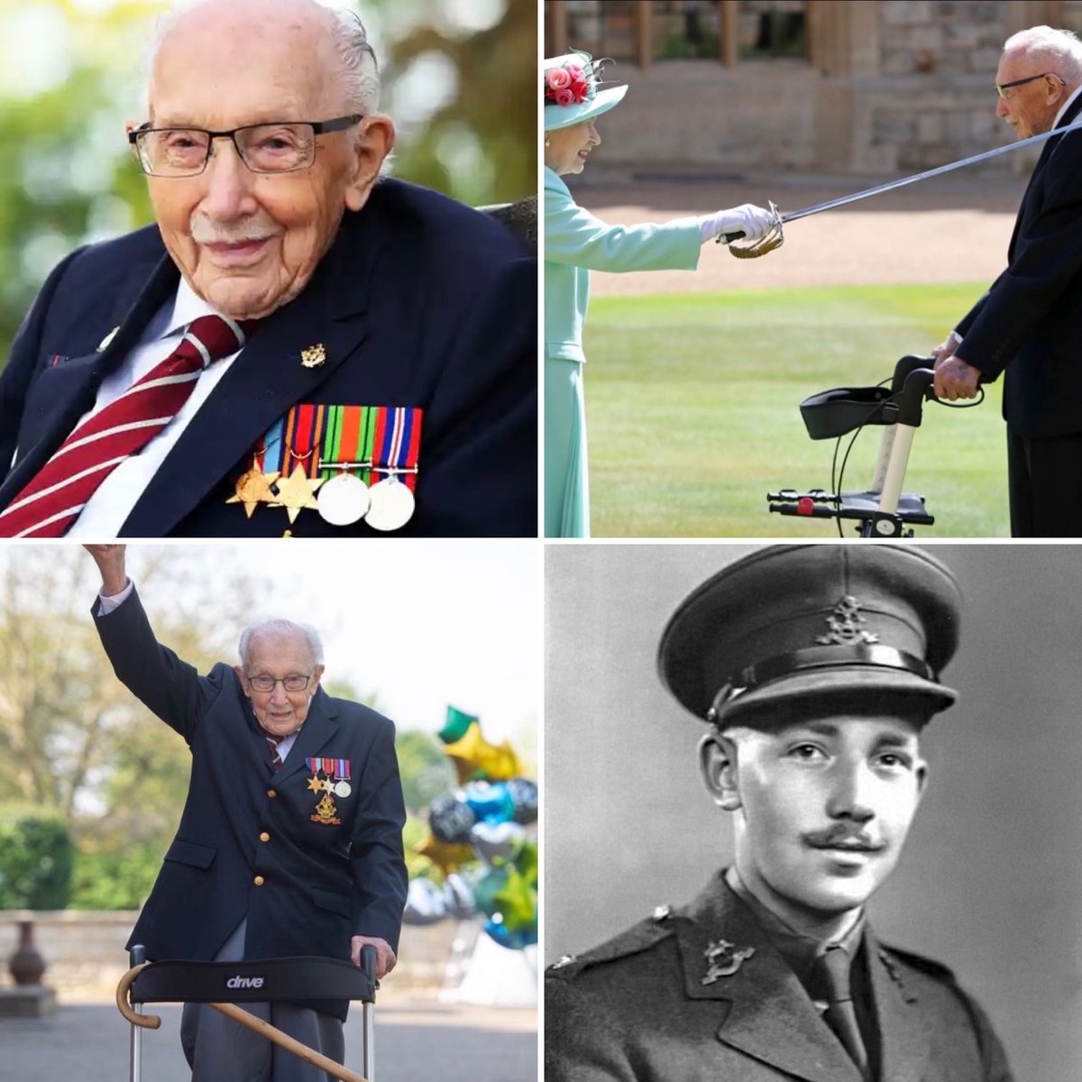 Captain Sir Tom Moore, we prepare to salute you 🙏

A true hero for all generations, he  inspired hope at the most difficult time. 

Thank you x 

#clapforsirTom 👏🏻