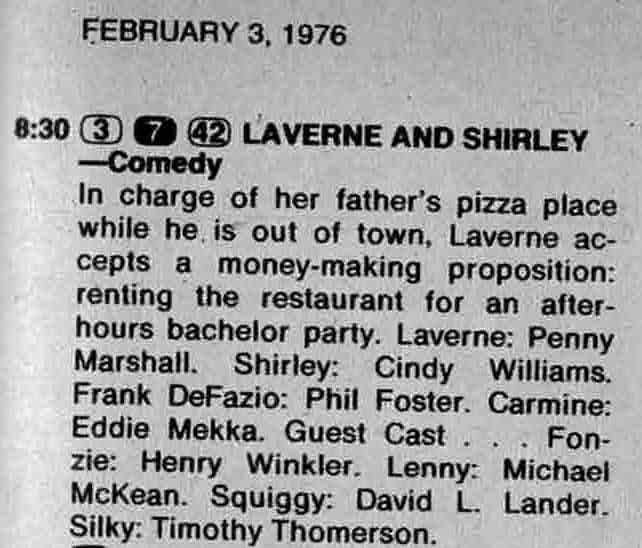 45 years ago: the first appearance of my name in TV Guide. A big deal at the time.