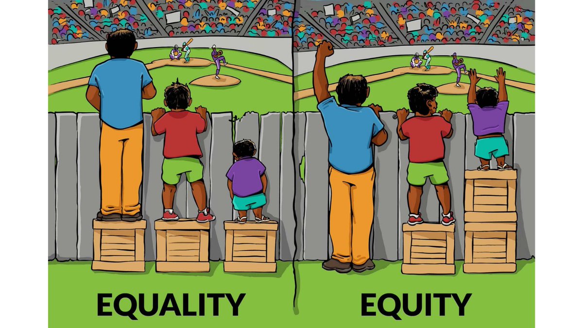 Equity Thread: 1/7 We want funding to be equitably distributed - keep in mind the funding comes from OUR hard-earned tax dollars  #equity  #racialequity