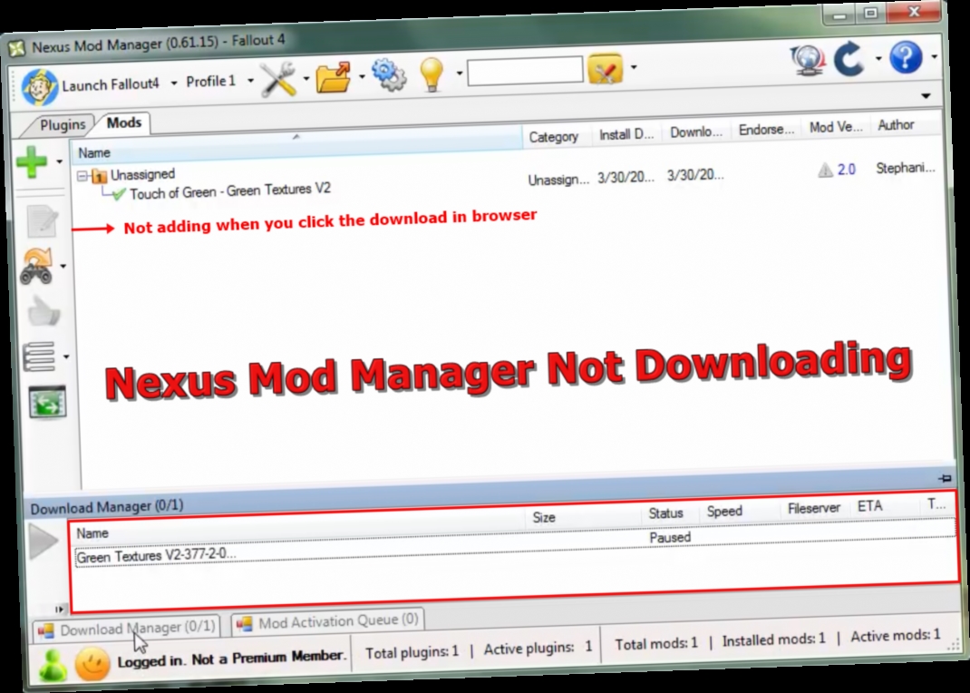 update mods from nexus mod manager