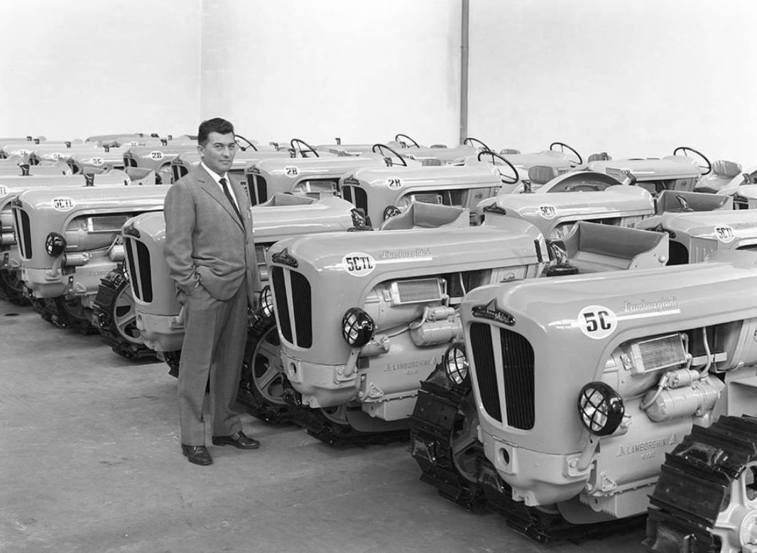 winebylambo's tweet photo. Did you Lamborghini started with his own tractor business in 1948?
.
.
.
#winebylamborghini #lamborghini #cars #supercar #carsofinstagram #supercars #supercar #car #carsofinstagram #luxury #lambo #huracan #aventador #lamborghiniaventador #luxurycars  #carlifestyle #exoticcars https://t.co/QcJFyXaP7l