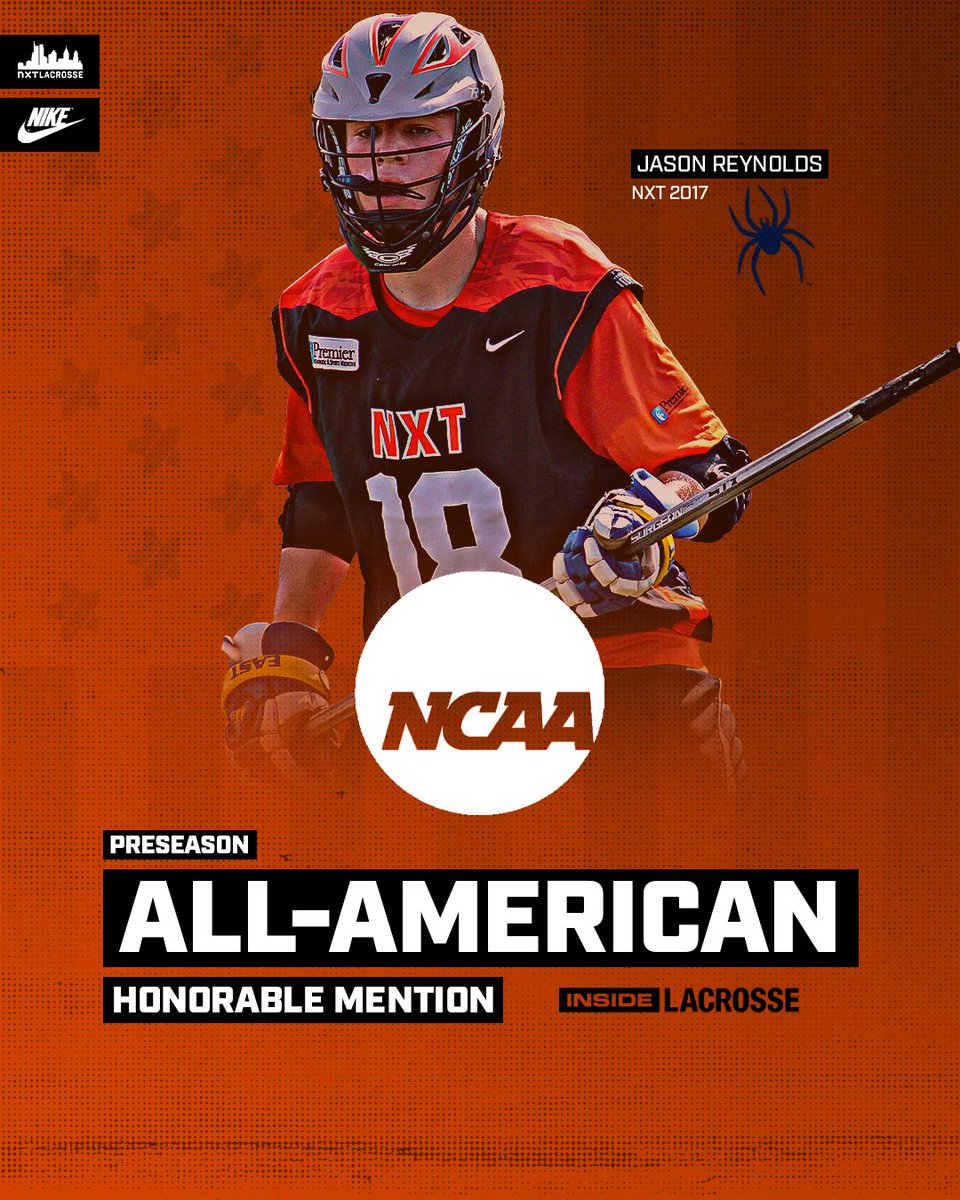 NXTLCboys's tweet photo. Congrats to #NXT2017 Jason Reynolds on the @InsideLacrosse Preseason All-American Honorable Mention nod.
#WHERESNXT https://t.co/nh0hS1g6lS