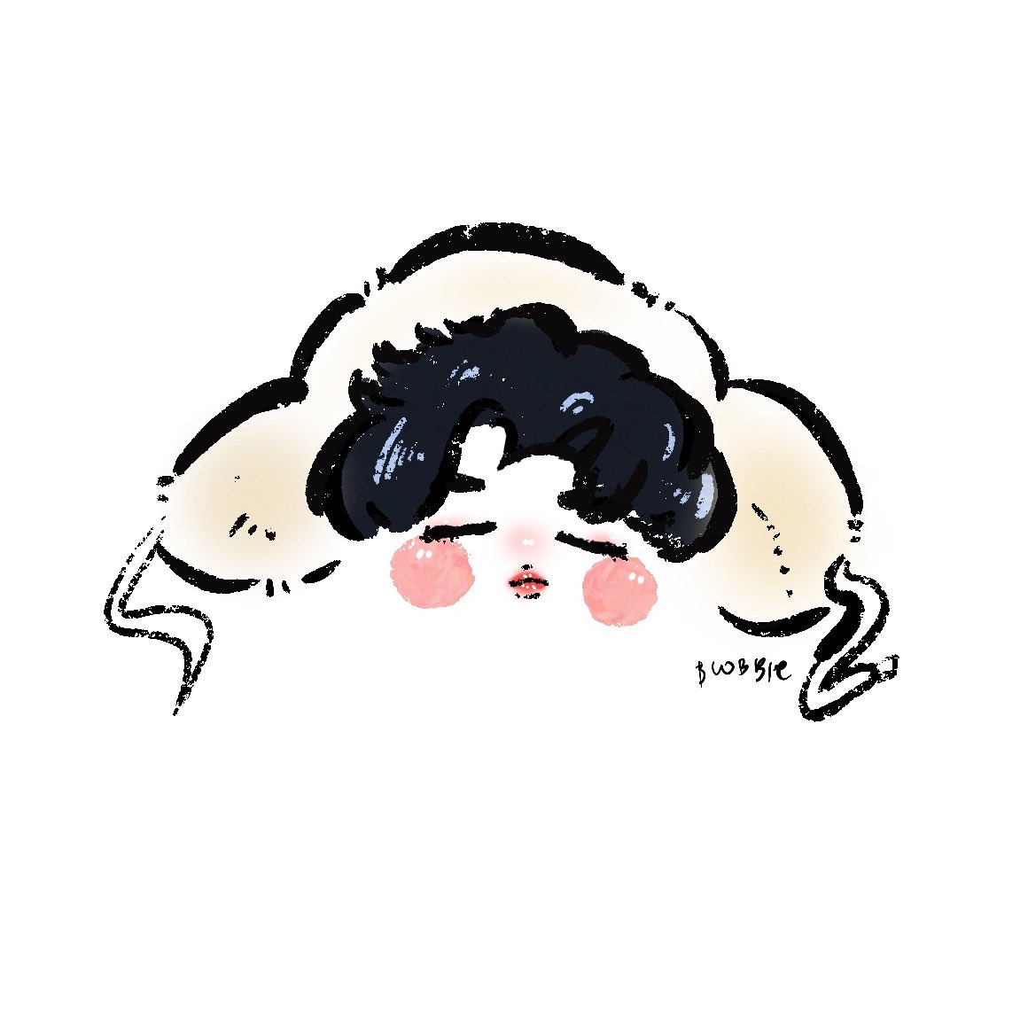 btsblob's tweet image. a snow angel mimi