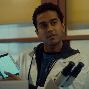 Jeremy Chetri  @VarunSaranga The cutest scientist who just wants to be loved! He stays because he doesn’t fit in, but nobody asks him to  WE LOVE JEREMY! #WynonnaEarp  #FiveForWynonna  @SYFY  @NBCUniversal  @nbcentpr
