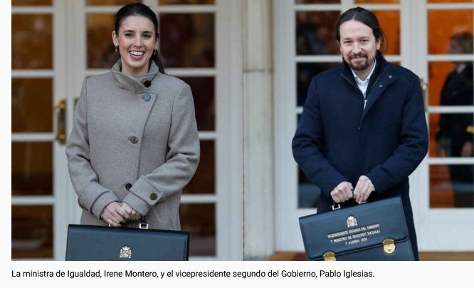 PJoliCo's tweet image. "Abro hilo". A buen entendedor sobran palabras. Podéis añadir ;)
Compañera sentimental del Vicepresidente del gobierno. 
Ministra de igualdad