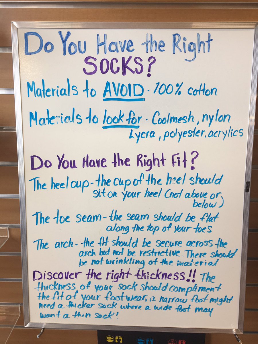 You just might be surprised if you checked the fit of your sock...