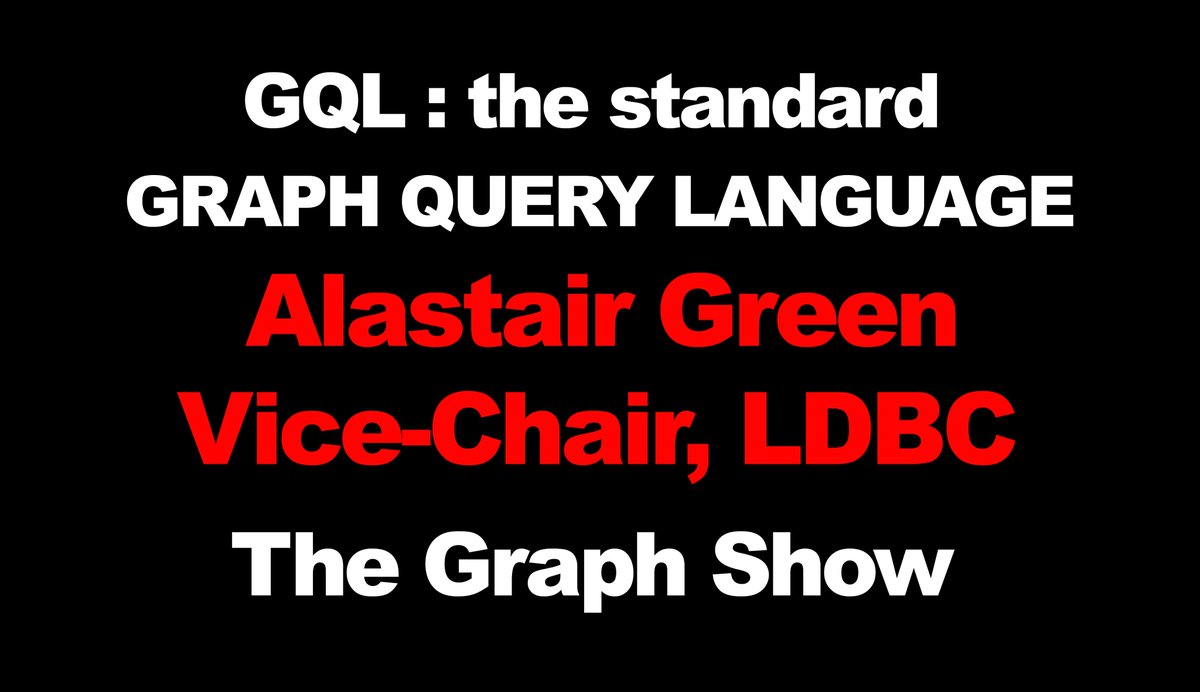 TheGraphShow (@thegraphshow) on Twitter photo What new with GQL: the Graph Query Language? Check out <a href="/joshsh/">Joshua Shinavier</a>'s interview with Alastair Green of the @LDBCouncil on the latest episode of <a href="/TheGraphShow/">TheGraphShow</a>
youtu.be/2sLTQQel4NM
#rdf #graph #tinkerpop #cypher #gremlin #linkeddata What new with GQL: the Graph Query Language? Check out <a href="/joshsh/">Joshua Shinavier</a>'s interview with Alastair Green of the @LDBCouncil on the latest episode of <a href="/TheGraphShow/">TheGraphShow</a>
youtu.be/2sLTQQel4NM
#rdf #graph #tinkerpop #cypher #gremlin #linkeddata