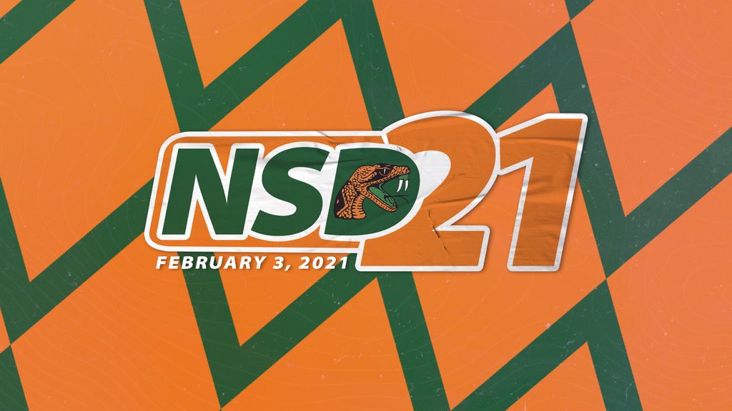 #Rattlers, Visit <a href="/FAMU_FB/">Florida A&M Football 🏈</a>’s National Signing Day hub to keep up with all of our new signees and early enrollees❗️

Click the link below! 👇🏾 

bit.ly/3at07OV

#FAMU #Strike21 #NSD21 #LeaveNoDoubt