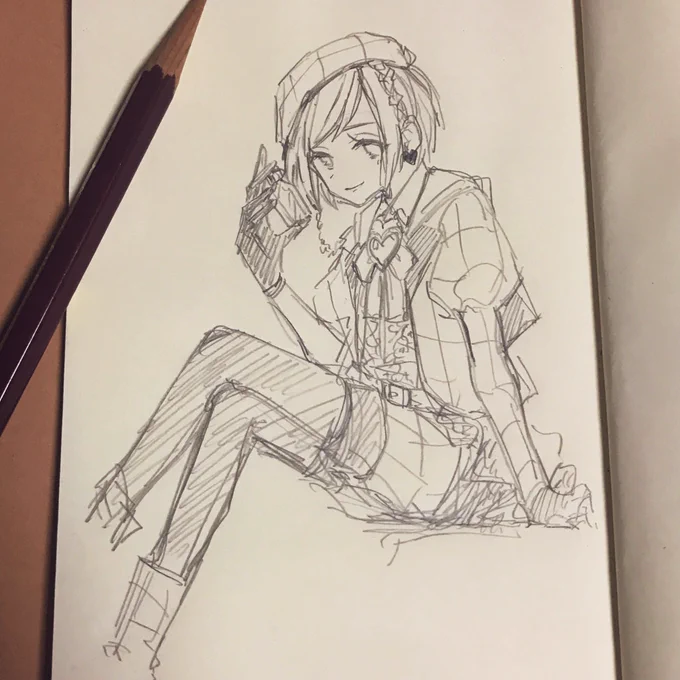 幸ちゃんも今回の衣装欲しいって落書き 