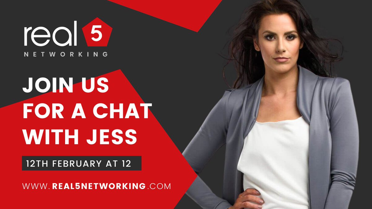 🔔 Date Change 🔔

Please join us for a chat with guest speaker <a href="/TheProdigalFox/">Jessica Cunningham #KBF</a>, 12th of Feb at 12pm. This event is exclusive to real5 members only!

Interested? Get in touch with andy@real5networking.com

#networking #zoommeeting #businessnetworking #gainingtogether